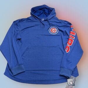 CHICAGO CUBS Men’s Medium Blue Lightweight Hoodie